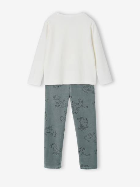 Disney® ROI LION boys' velvet pyjamas printed green 