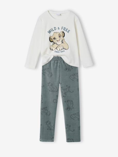 Disney® ROI LION boys' velvet pyjamas printed green 