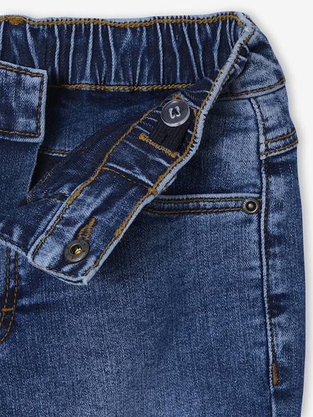 Fleece-Lined Denim Jeans for Boys stone 