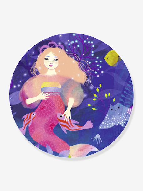 Puzzle 36 pieces Ella the Mermaid DJECO violet 