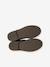 Elasticated Leather Boots for Children navy blue 