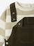 Baby sweatshirt + dungaree set khaki 