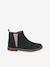 Elasticated Leather Boots for Children navy blue 