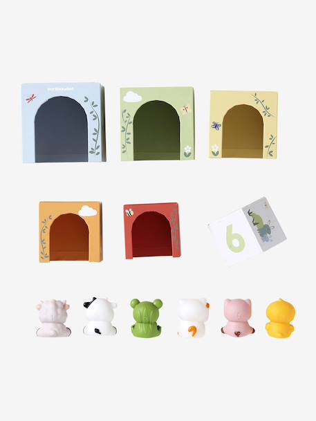 Cube Tower with Finger Puppets green 