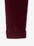 Slim Leg Corduroy Trousers for Boys bordeaux red+Tan 