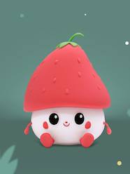 Bedding & Decor-Decoration-Lighting-Nightlights-Rechargeable strawberry night light