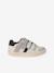 Trainers with Leather Hook-&-Loop Straps for Children ecru+set white 