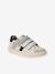 Trainers with Leather Hook-&-Loop Straps for Children ecru+set white 