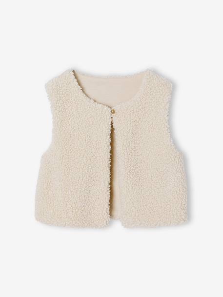 Set of 3 dress + sherpa cardigan + girls tights olive 