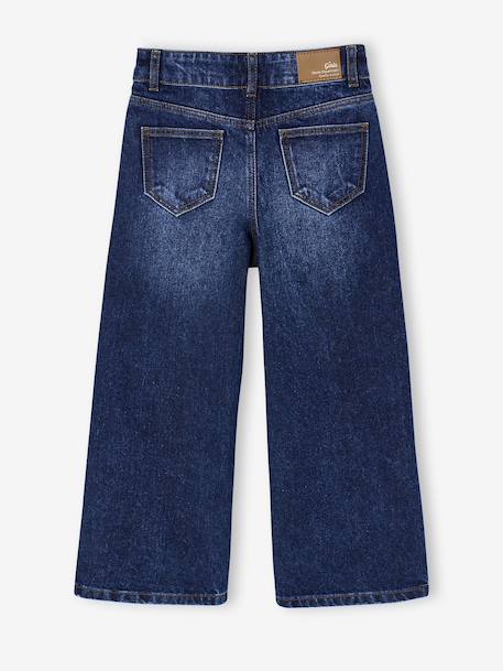 Wide-Leg MorphologiK Jeans for Girls, Medium Hip deep blue+denim grey+light blue+medium blue 
