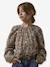 Blouse for Girls in Liberty Libby Fabric, CYRILLUS rose 