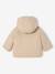 Fancy quilted coat for babies beige 
