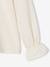 Girl's t-shirt with English embroidery collar ecru 