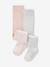 Pack of 2 pairs of baby girl's tights nude pink 