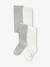 Pack of 2 Pairs of Tights for Girls marl grey 