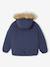 Hooded Parka for Boys navy blue 