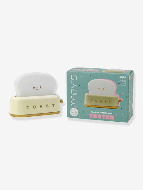 Toaster Night Light, Rechargeable yellow 