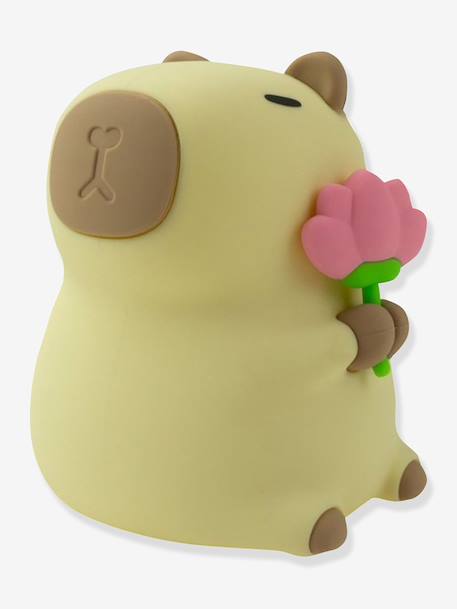 Rechargeable Capybara florist night light beige 