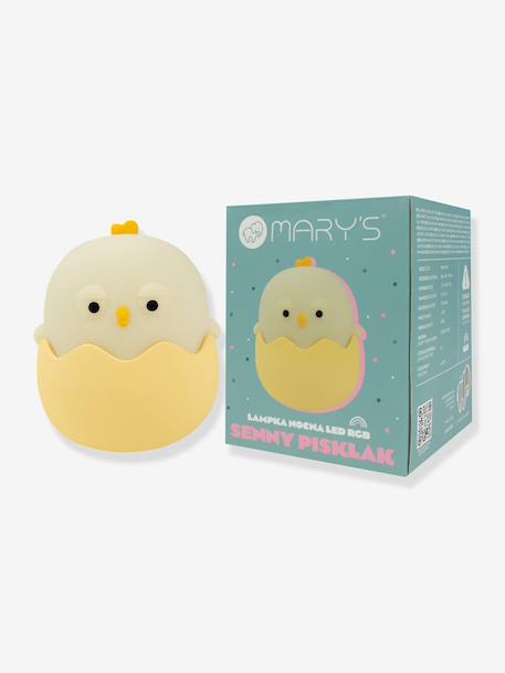 Rechargeable chick night light yellow 