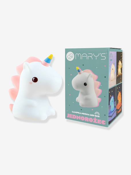 Rechargeable unicorn night light white 