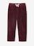 Loose-Fit Corduroy Trousers for Girls bordeaux red+chocolate+old rose 