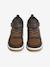 Lined Synthetic Trainers with Elasticated Laces and Hook-&-Loop Fasteners, for Boys brown 