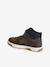 Lined Synthetic Trainers with Elasticated Laces and Hook-&-Loop Fasteners, for Boys brown 