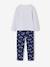 Girls' Disney LILO & STITCH Christmas pyjamas navy blue 
