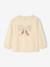 Long-Sleeved T-Shirt with Tulle Bow for Babies vanilla 