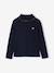 Pack of 2 Rib Knit Polo Neck Tops for Girls ecru 