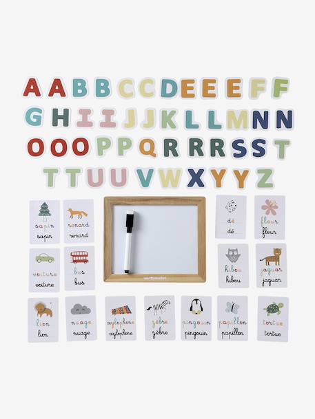 Learning Letters Blackboard in FSC® Wood white 