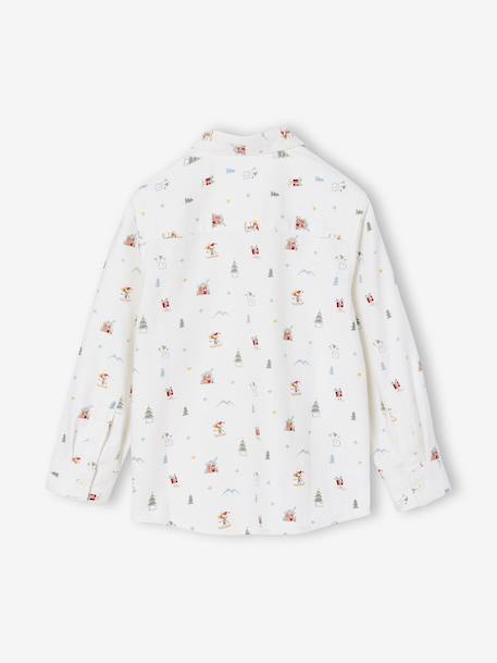 Printed flannel shirt from the Christmas capsule printed white 