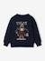 Printed Christmas Sweatshirt for Boys navy blue 