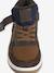 Lined Synthetic Trainers with Elasticated Laces and Hook-&-Loop Fasteners, for Boys brown 