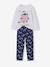 Girls' Disney LILO & STITCH Christmas pyjamas navy blue 