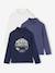 Pack of 3 Long Sleeve T-Shirts for Boys navy blue 