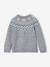 Christmas Jacquard Jumper for Boys, Family Capsule Collection marl grey 