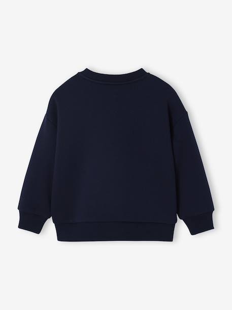 Printed Christmas Sweatshirt for Boys navy blue 