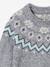 Christmas Jacquard Jumper for Boys, Family Capsule Collection marl grey 