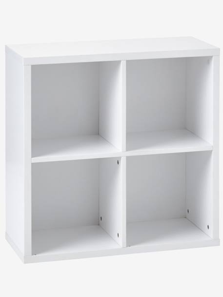 4-Box Storage Unit White 