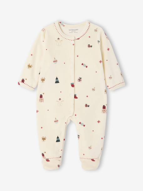 3-Piece Christmas Set for Newborns ecru 