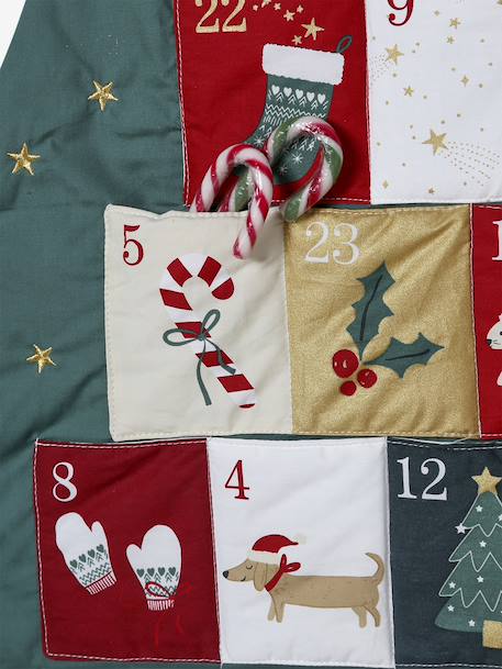 Christmas Tree Advent Calendar green 
