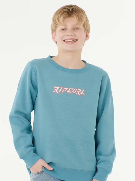 Tropic Daze Round Neckline Sweatshirt for Children, RIP CURL sky blue 