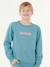 Tropic Daze Round Neckline Sweatshirt for Children, RIP CURL sky blue 