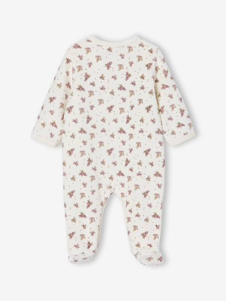 Set of 3 Items for Newborns: 1 Sleepsuit + 2 Bodysuits ecru 