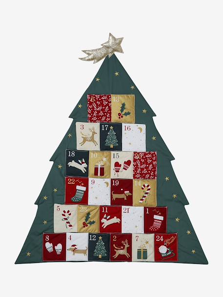 Christmas Tree Advent Calendar green 