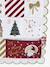 Fabric garland advent calendar golden beige 
