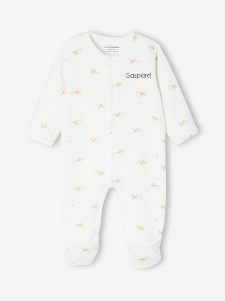 Set of 3 Items for Newborns: 1 Sleepsuit + 2 Bodysuits ecru 