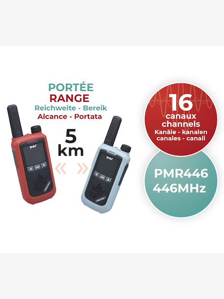 Rechargeable Walkie Talkie red 