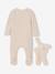 2-Piece Set for Newborns: Jumpsuit + Beanie marl beige 
